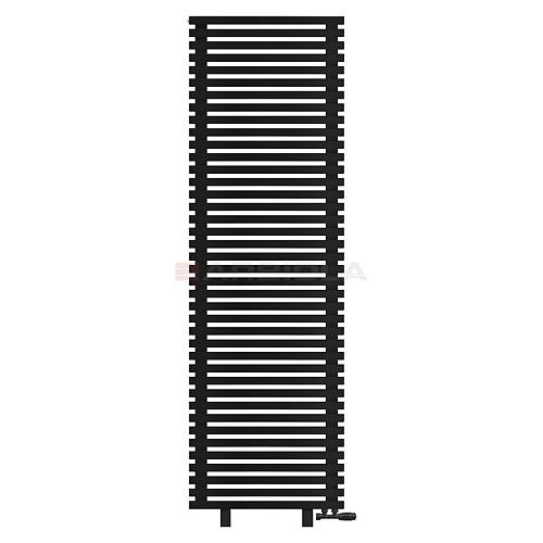 Arbiola Gorizont Ritmo VZ 700-40-40 секций чёрный горизонтальный  радиатор c нижним подключением (на ножках)