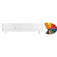 Arbiola Gorizont Ritmo HZ 1750-40-06 секций цветной горизонтальный  радиатор c боковым подключением (на ножках)