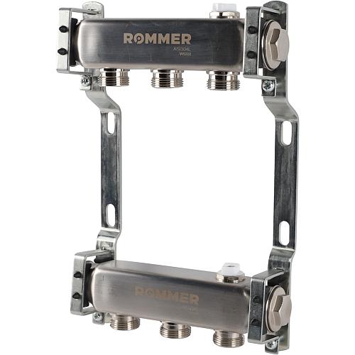 ROMMER Коллектор из нержавеющей стали для радиаторной разводки 03 вых.