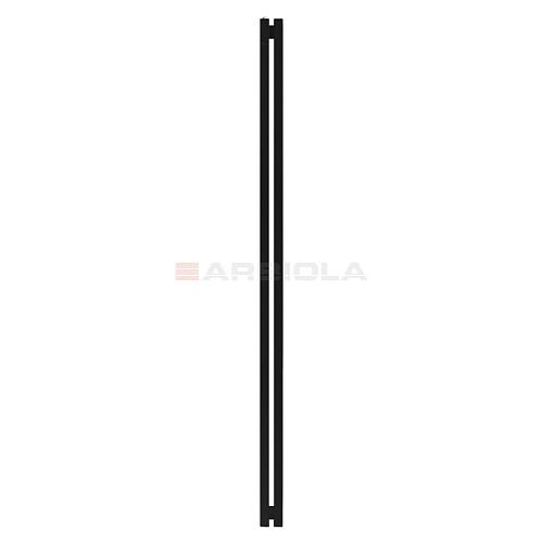  Arbiola Ritmo H 2200-40-02 секции черный вертикальный радиатор c боковым подключением