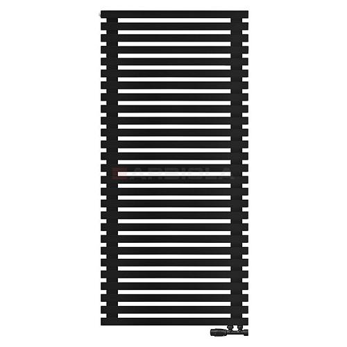 Arbiola Gorizont Ritmo V 700-40-27 секций чёрный горизонтальный радиатор c нижним подключением