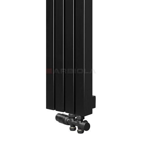 Arbiola Mono V 750-60-40 секции черный вертикальный радиатор c нижним подключением