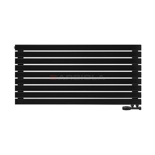 Arbiola Gorizont Liner V 1200-36-09 секции черный горизонтальный радиатор c нижним подключением
