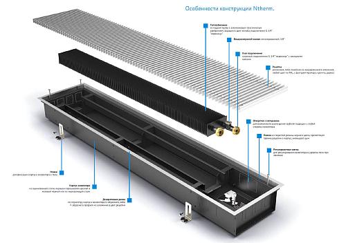 Varmann Ntherm 140-90-800 Внутрипольный водяной конвектор с естественной конвекцией