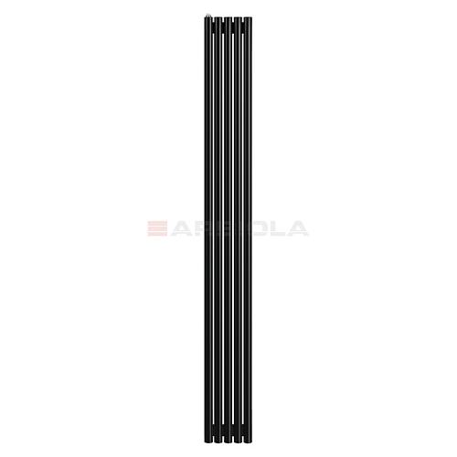 Arbiola Iris 42 H 2200-42-05 секции черный вертикальный радиатор c боковым подключением