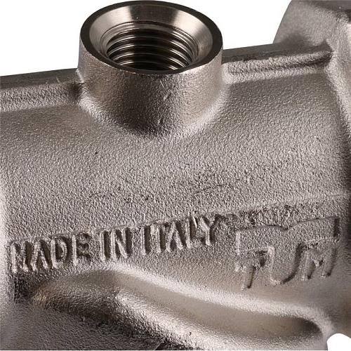 Tiemme  1 1/4" Фильтр с манометром со сгонами, с латунной колбой, самопромывной