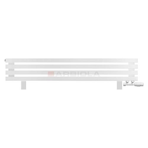 Arbiola Gorizont Ritmo VZ 1200-40-04 секции белый горизонтальный  радиатор c нижним подключением (на ножках)