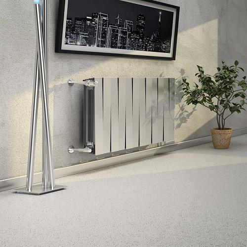 Royal Thermo Piano Forte 500 Silver Satin 3 секции БиМеталлический радиатор