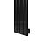 Arbiola Liner H 1800-36-02 секции черный вертикальный радиатор c боковым подключением