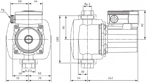 Wilo TOP-Z 25/6 EM PN6/10 Циркуляционный насос