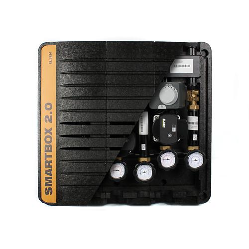 Elsen Комбинированная гребенка DN 20, с гидрострелкой, 3 контура, с крепежом и теплоизоляцией, Q=2 м³/ч