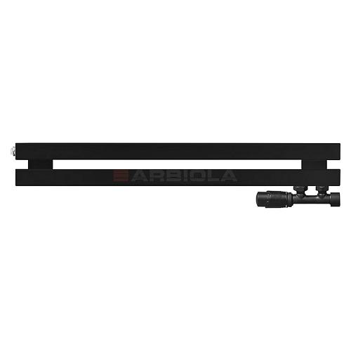 Arbiola Ritmo Gorizont V 750-40-02 секции чёрный горизонтальный радиатор c нижним подключением