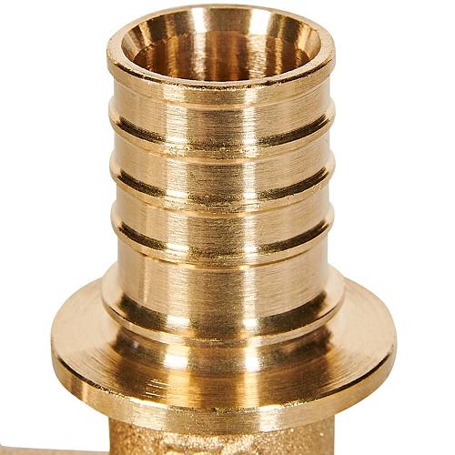 ROMMER Тройник переходной 25x20x20 для труб из сшитого полиэтилена осевой