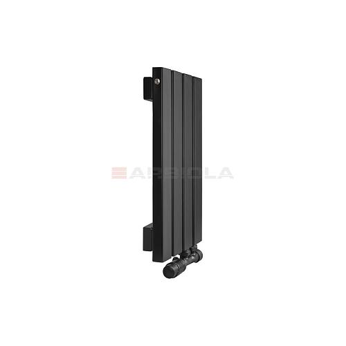 Arbiola Liner V 600-36-27 секции черный вертикальный радиатор c нижним подключением