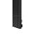 Arbiola Compact H 600-63-10 секции черный вертикальный радиатор c боковым подключением