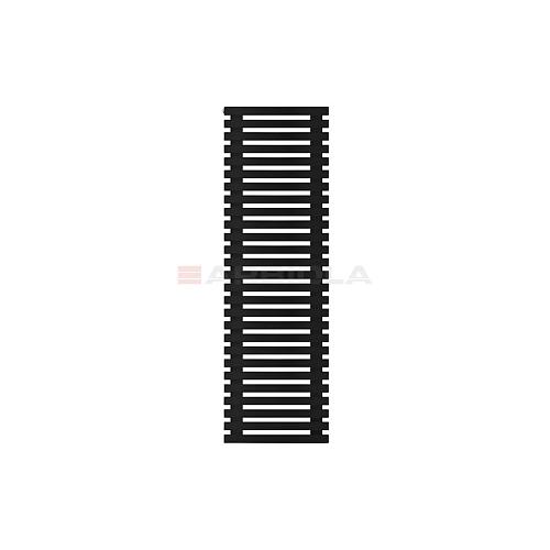 Arbiola Gorizont Ritmo H 600-40-27 секций чёрный горизонтальный  радиатор c боковым подключением