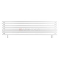 Arbiola Gorizont Ritmo HZ 1750-40-08 секций белый горизонтальный  радиатор c боковым подключением (на ножках)