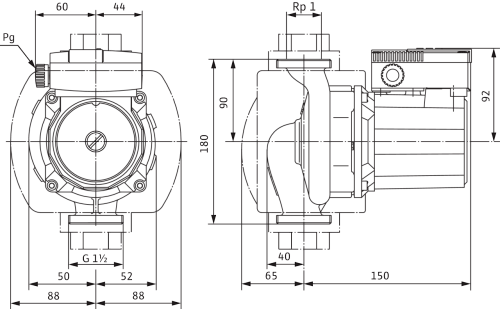 Wilo TOP-S 25/5 EM PN6/10 Циркуляционный насос