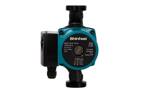 SHINHOO BASIC S 25-6S 180 1x230V Циркуляционный насос