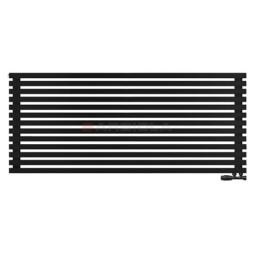 Arbiola Ritmo Gorizont V 1500-40-13 секций чёрный горизонтальный радиатор c нижним подключением