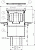 HL 310NPr-3127 Трап с сухим сифоном с решеткой HL3127 клик-клак DN50/75/110