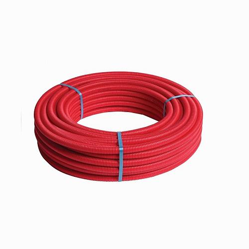 Henco Standard PEXc-AL-PEXc 16х2 мм (50 м) в красной гофре труба металлопластиковая