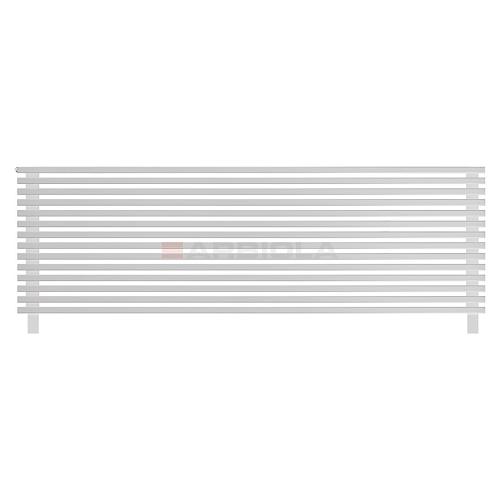 Arbiola Gorizont Compact HZ 2200-63-14 секции белый горизонтальный радиатор c боковым подключением с ножками