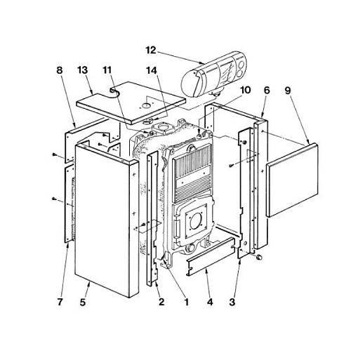 Sime Rondo 2R 13 OF Газовый напольный одноконтурный котел