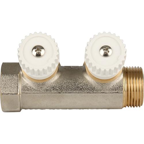 SMB 6851 013402 Stout Коллектор распределительный 1", 2 отвода 3/4"ЕК